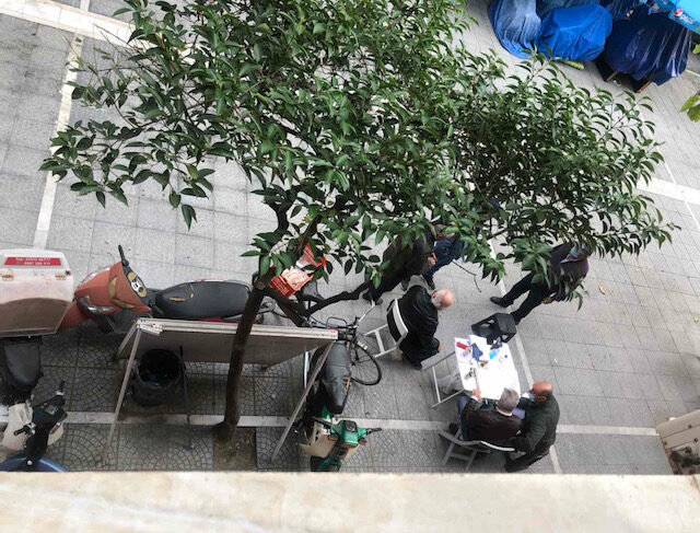 Παλιά τους τέχνη κόσκινο